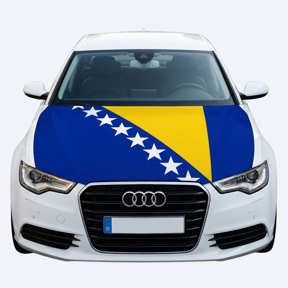 Bosnia and Herzegovina Flag Car Cover – For All Cars