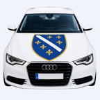 Ljiljani - Bosnia and Herzegovina - Flag Car Cover – For All Cars
