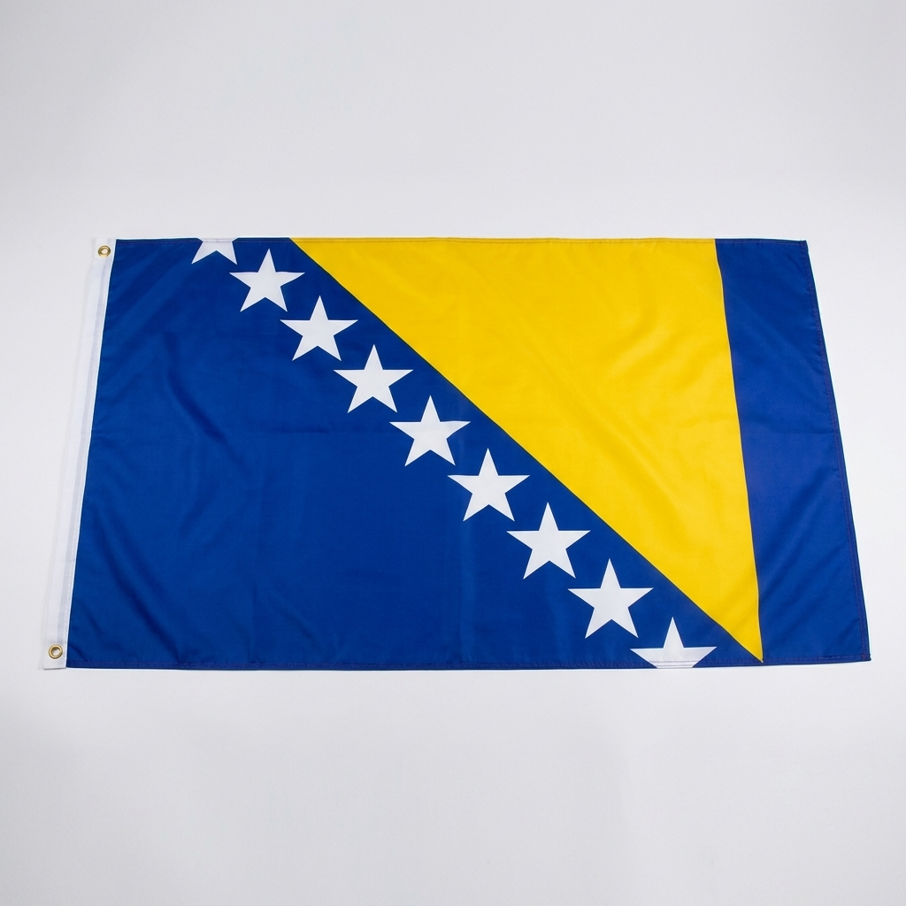 Bosnia and Herzegovina Hanging Flag