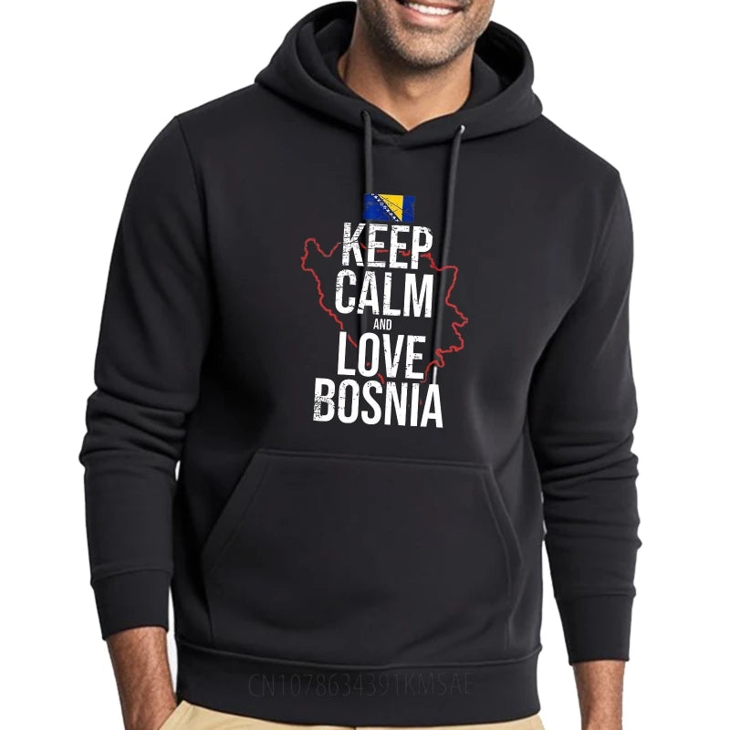 Keep Calm And Love Bosnia Hoodie – Wear Your Bosnian Pride Every Day