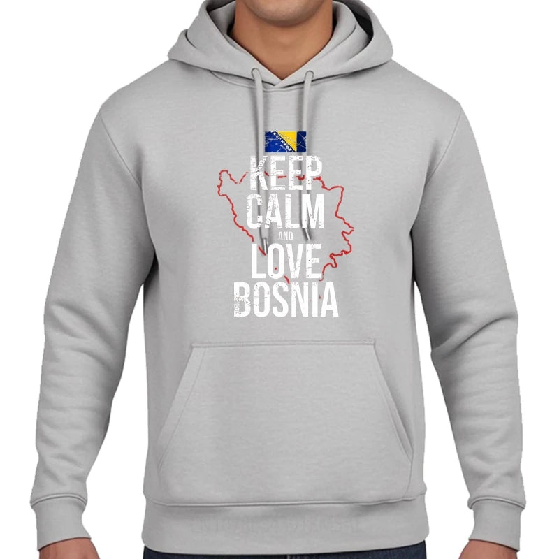 Keep Calm And Love Bosnia Hoodie – Wear Your Bosnian Pride Every Day