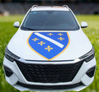 Ljiljani - Bosnia and Herzegovina - Flag Car Cover – For All Cars